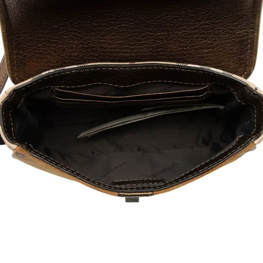 Burberry Haymarket Check Berkeley Mini Crossbody - Picture 6 of 12